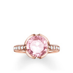 Biżuteria THOMAS SABO 2037-633-9-54. Pierścionek, Kolor różowy złoty. Kobieta.