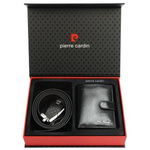 Meski zestaw prezentowy skóra naturalna Pierre Cardin ZG-EX-06