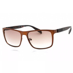 Okulary GUESS GF0169-49F. Okulary przeciwsłoneczne, Kolor brązowy. Mężczyzna.