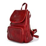 Stylowy duży skórzany damski plecak klasy premium