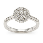 Biżuteria DIAMONFIRE 6117541582150. Pierścionek, Kolor szary. Kobieta.