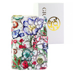 skóra naturalna + Damski portfel ze skóry ekologicznej Gregorio KL-115