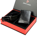 Portfel i pasek do spodni zestaw Pierre Cardin