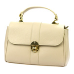 Luka Skórzana damska listonoszka z paskiem z organizerem torebka do ręki