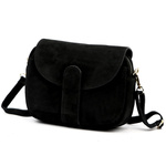 Zgrabna damska zamszowa skórzana listonoszka torebka przez ramię Luka