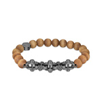 Biżuteria POLICE PEAGB2211236. Bransoletka, Kolor brązowy. Mężczyzna.