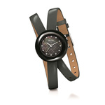 Zegarek FOLLI FOLLIE WF13F029SSD. Kwarcowy, Kolor czarny. Kobieta.