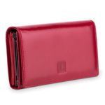 Skórzany damski klasyczny podłużny portfel duża portmonetka VerMari