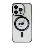 Karl Lagerfeld KLHMP15SHCHNOTK iPhone 15 6.1" transparent hardcase IML Choupette`s Head MagSafe