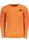 POMARAŃCZOWY SWETER MĘSKI GRAND US