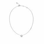Biżuteria GUESS JUBN04593JWRH. Naszyjnik, Kolor szary. Kobieta.