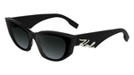Okulary KARL LAGERFELD KL6162S-001. Okulary przeciwsłoneczne, Kolor czarny. Kobieta.