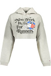 BLUZA TOMMY HILFIGER BEZ ZAMKA DAMSKA SZARA
