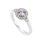 Biżuteria DIAMONFIRE 6117831062165. Pierścionek, Kolor szary. Kobieta.