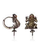 Biżuteria LANCASTER JLA-EAR-FROG3. PENDING, Kolor czarny zielony. Kobieta.