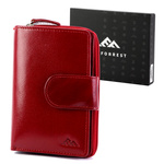 EL FORREST pionowa portmonetka skóra naturalna skórzany portfel RFID