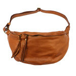 VS damska nerka saszetka z kieszenią przez ramię skóra naturalna