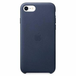 Etui Apple MXYN2ZE/A iPhone 7/8/SE 2020/ 2022 granatowy/midnight blue Leather Case