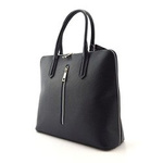 Torebka skórzana vp828 Szary