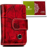 Lakierowana zgrabna damska portmonetka Peterson