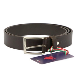 Harvey Miller męski pasek do spodni skóra naturalna klasyczna klamra