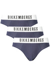 BIKKEMBERGS MĘSKIE NIEBIESKIE SLIPSY