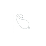 Biżuteria DIAMONFIRE 1313731098. Naszyjnik, Kolor szary. Kobieta.