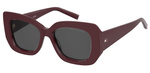 Okulary TOMMY HILFIGER TH-2224-S-LHF. Okulary przeciwsłoneczne, Kolor czerwony. Kobieta.