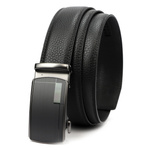 Nordee męski pasek do spodni skóra naturalna zaciskowa klamra stylowy