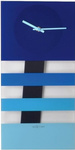 Zegarek NEXTIME 2855BL. WALL WATCH, Kolor niebieski. Unisex.