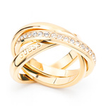 Biżuteria GUESS JUBRO4232TRSR. Pierścionek, Kolor złoty. Kobieta.