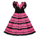 CHILDISH DRESS FLAMENCO CHILDISH VS-NPINK-LN12 (TALLA 12 )