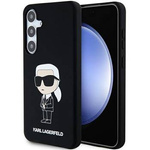 Karl Lagerfeld KLHCS24SSNIKBCK S24 S921 hardcase czarny/black Silicone Ikonik