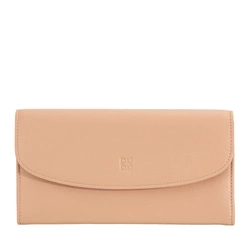 Nowoczesna Portmonetka skórzana zapinana od DUDU