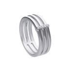 Biżuteria DIAMONFIRE 6121061082175. Pierścionek, Kolor szary. Kobieta.