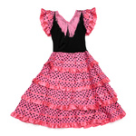 CHILDISH DRESS FLAMENCO CHILDISH VS-NROSA-LN10 (TALLA 10 )