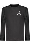 KOSZULKA JORDAN Z DŁUGIM RĘKAWEM DLA DZIECI, CZARNA