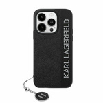 Karl Lagerfeld KLHCP15XPSAKDGCK iPhone 15 Pro Max 6.7" czarny/black hardcase Saffiano Rhinestones & Charm