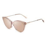 Damskie okulary przeciwsłoneczne JIMMY CHOO WOMEN VICFSKFWMNUDE (Szkło/Zausznik/Mostek) 64/14/145 mm)