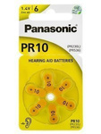 Bateria słuchowa Panasonic PR10 - komplet 6szt.