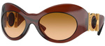 Okulary VERSACE VE4462-54462L. Okulary przeciwsłoneczne, Kolor brązowy. Kobieta.