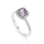 Biżuteria DIAMONFIRE 6117871062160. Pierścionek, Kolor szary. Kobieta.