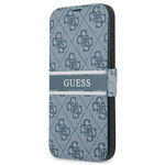 Guess GUBKP13S4GDBL iPhone 13 mini 5,4" niebieski/blue book 4G Stripe