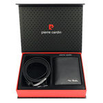 Zestaw męski portfel i pasek marki Pierre Cardin