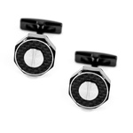 Biżuteria GC CMC10805. TWINS, Kolor czarny srebrny. Mężczyzna.