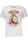 CAVALLI CLASS T-SHIRT Z KRÓTKIM RĘKAWEM MĘSKI BIAŁY