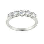Biżuteria DIAMONFIRE 6117451082160. Pierścionek, Kolor szary. Kobieta.
