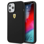 Ferrari FESSIHCP12LBK iPhone 12 Pro Max 6,7" czarny/black hardcase On Track Silicone