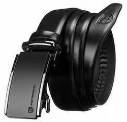 Skórzany pasek męski z automatyczną klamrą - Peterson