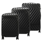 Pierre Cardin zestaw podróżny trzech walizek twarde ABS na kółkach